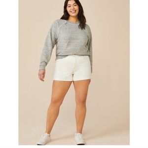 Free Assembly Women's Cuffed Rolled Jean Shorts